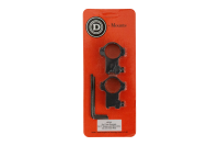 D-Mount Ringe High 1" Schwarz