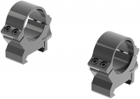 Leupold Ringe QRW2 Medium 1" Schwarz Glänzend