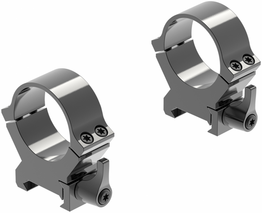 Leupold Ringe QRW2 High 30mm Schwarz Matt Schnellverschluss