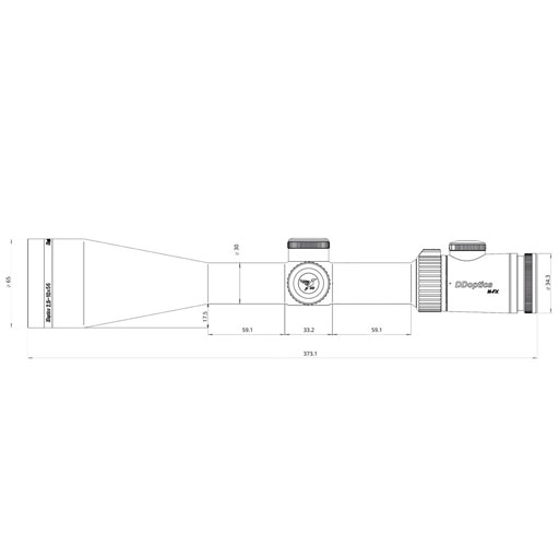 Zielfernrohr | Nachtfalke V4 2,5-10x56 Gen3 | NFX | MRAD | A4N