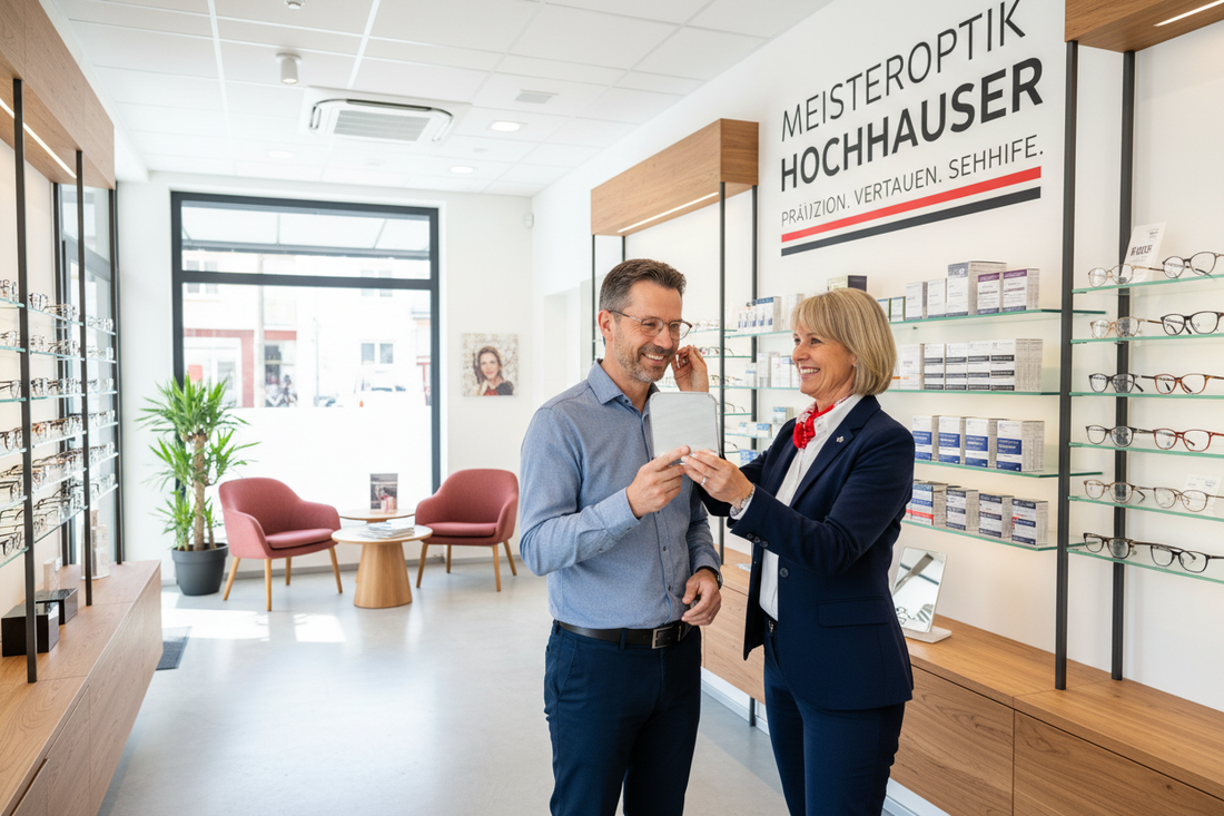 Warum Meisteroptik Hochhauser Österreichs vertrauenswürdige Wahl für Kontaktlinsen und Brillen ist