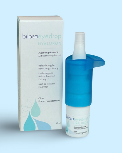 BILOSA Eyedrops Hyaluron 0,1% Mehrfachpackung 4 x 10ml